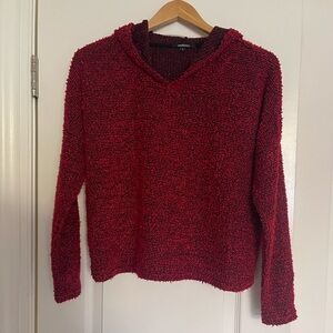 Ambiance Deep Red Hooded Sweater
